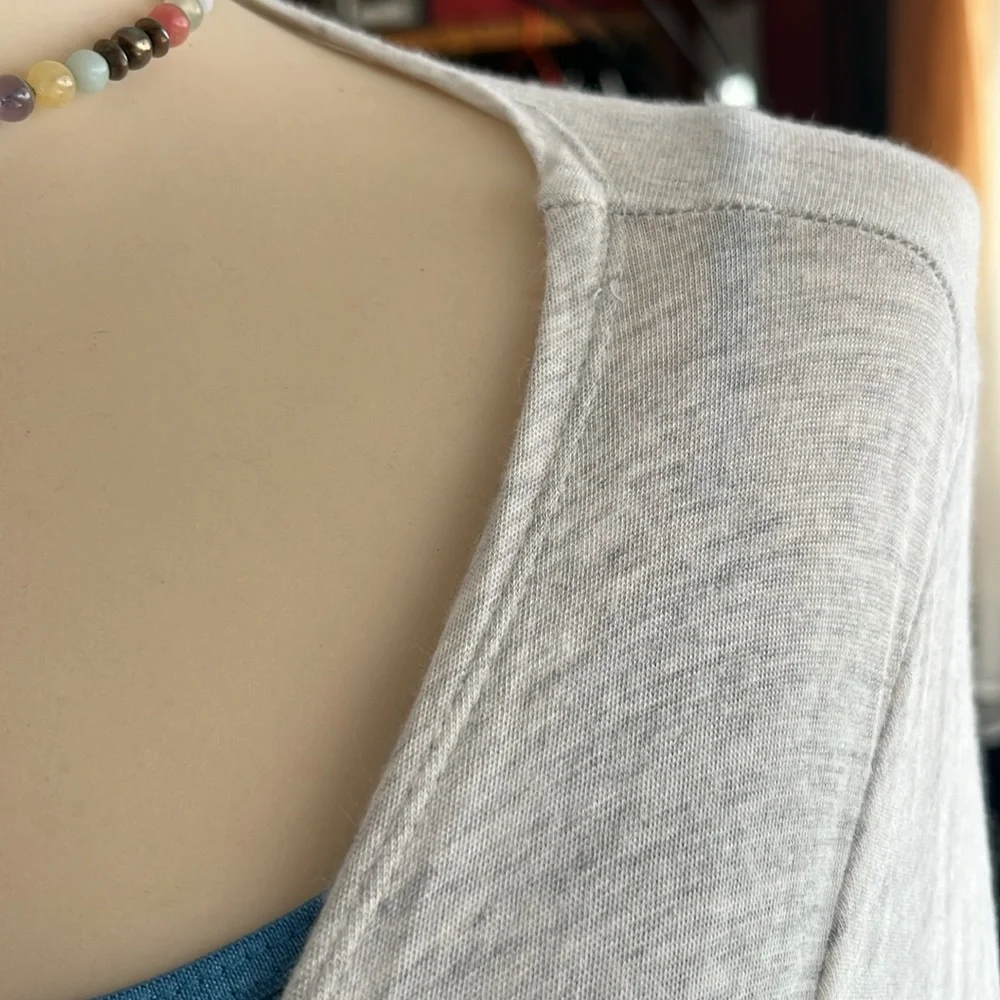 BNWOT Tresics flyaway gray cardigan - Picture 4 of 11
